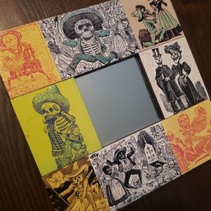 Dia De Los Muertos Day Of The Dead Mirror 10x10